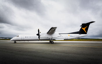 A PAL Airlines Dash 8 Q400 aircraft.