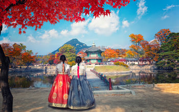 Autumn in Seoul, South Korea