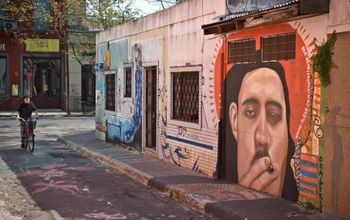 An art mural in Buenos Aires, Argentina