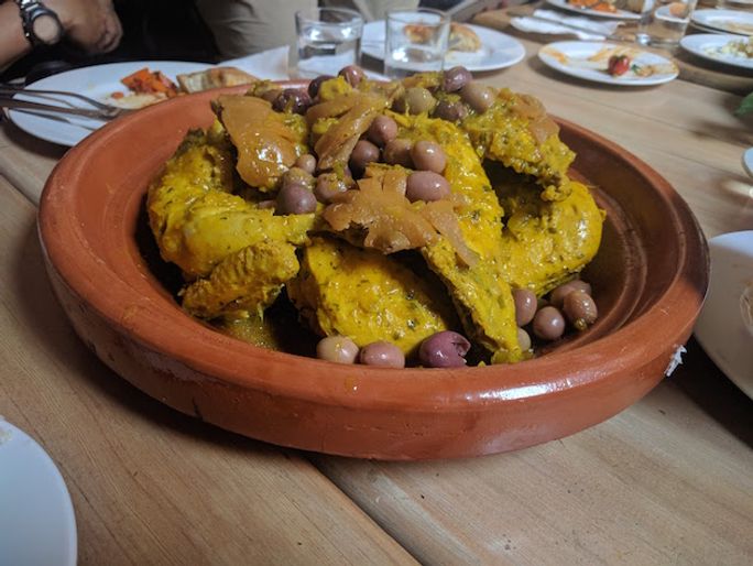 Chicken Tagine in Morocco