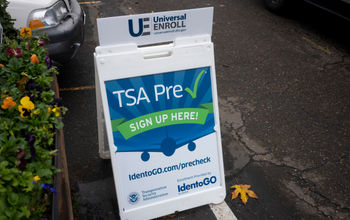 TSA PreCheck enrollment service.