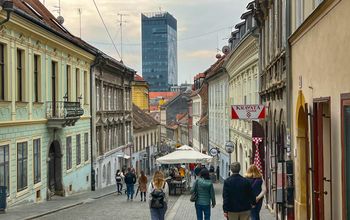 A guided tour in Zagreb, Croatia