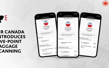 Air Canada introduces new bag tracking. 