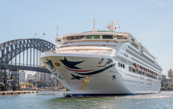 P&O Cruises Australia's Pacific Explorer departing Sydney