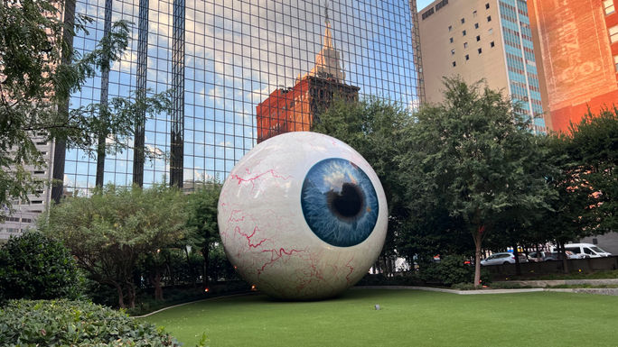 Dallas public art seems to be everywhere in downtown.