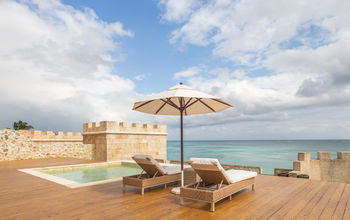 Honeymoon suite with private pool at Sanctuary Cap Cana