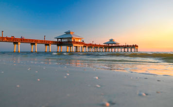 Low camera angle, late afternoon, Fort Myers Beach, Florida. (photo via fotoguy22 / iStock / Getty Images Plus)