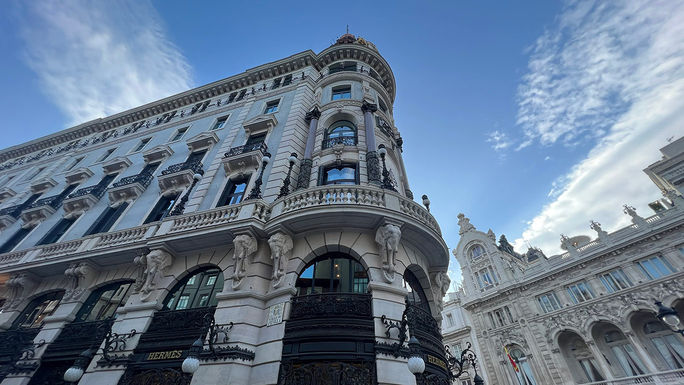 Gorgeous architecture at the Four Seasons Madrid