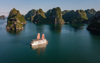 Heritage Line's Violet on Halong Bay in Vietnam