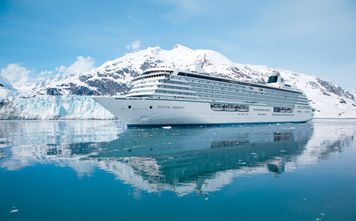 Crystal Serenity in Glacier Bay.