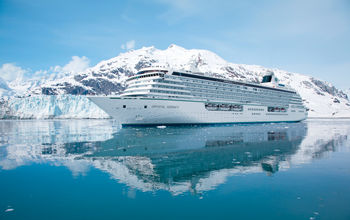 Crystal Serenity in Glacier Bay.