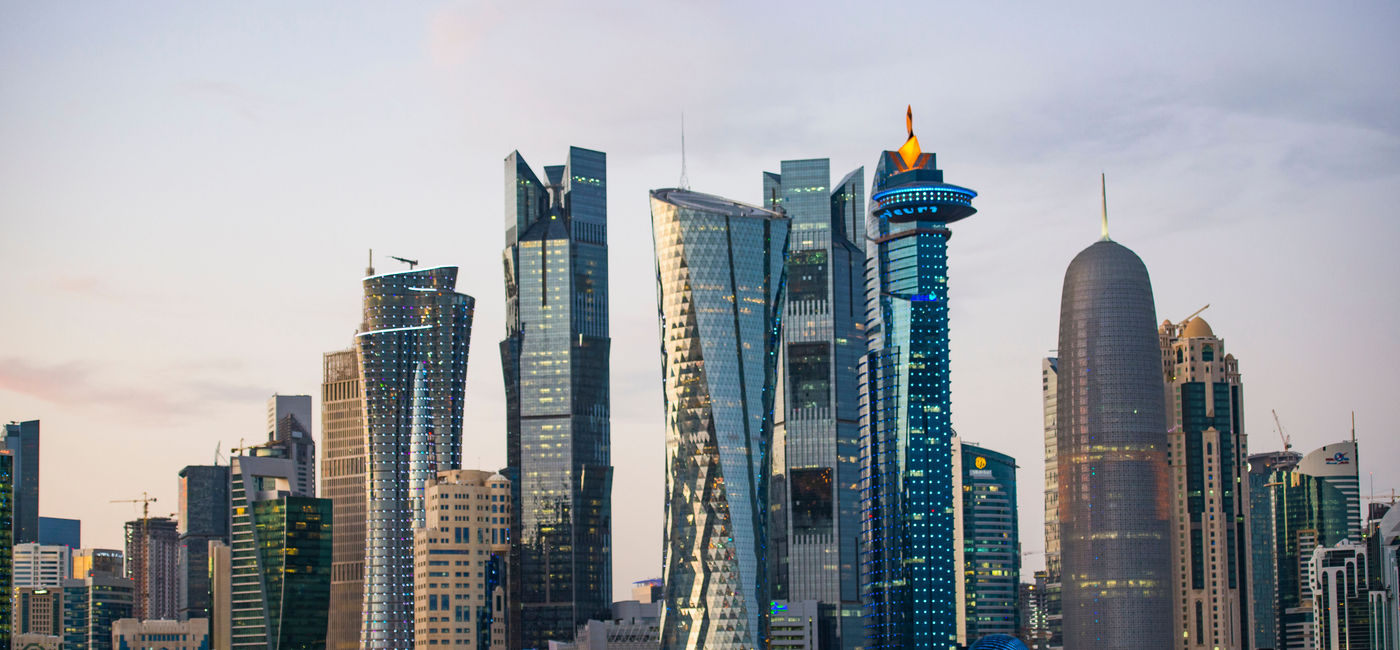 Image: City skyline and buildings in Doha, Qatar. (Photo via Ahmed_Abdel_Hamid / iStock / Getty Images Plus)