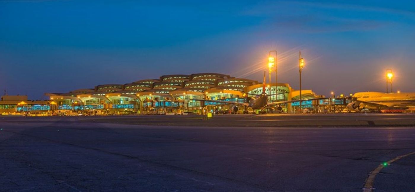 Image: Exterior of the King Khalid International Airport in Riyadh, Saudi Arabia. (photo via Riyadh Airports) (Photo Credit: (photo via Riyadh Airports))