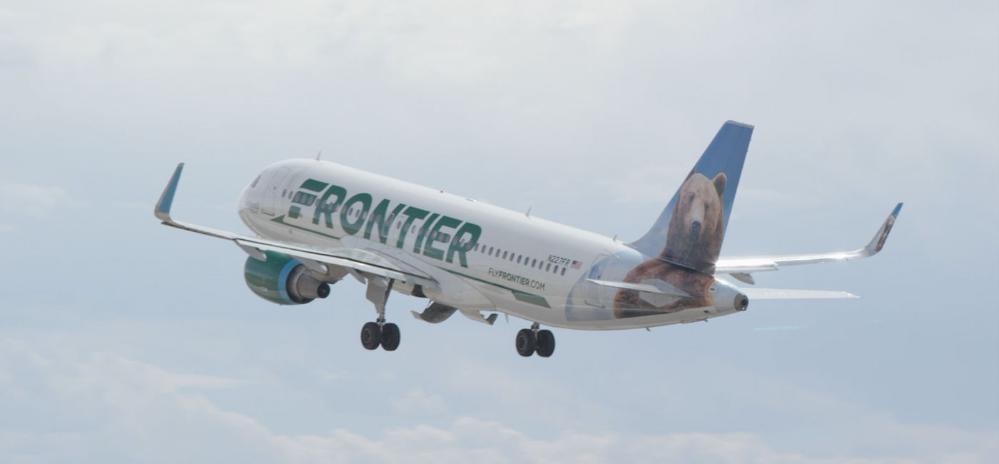 Image: Frontier Airlines plane. (photo via Frontier Airlines Media)