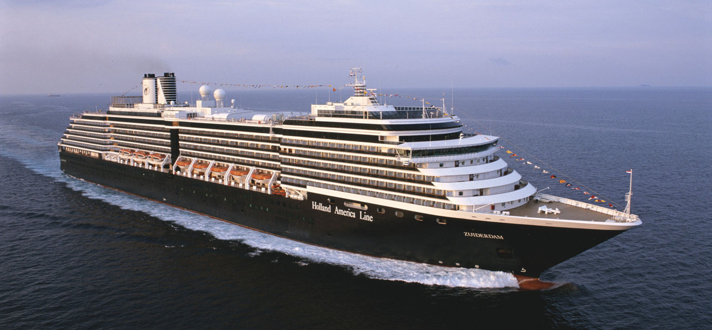 Image: Holland America Line's Zuiderdam. (Photo Credit: Holland America Line)