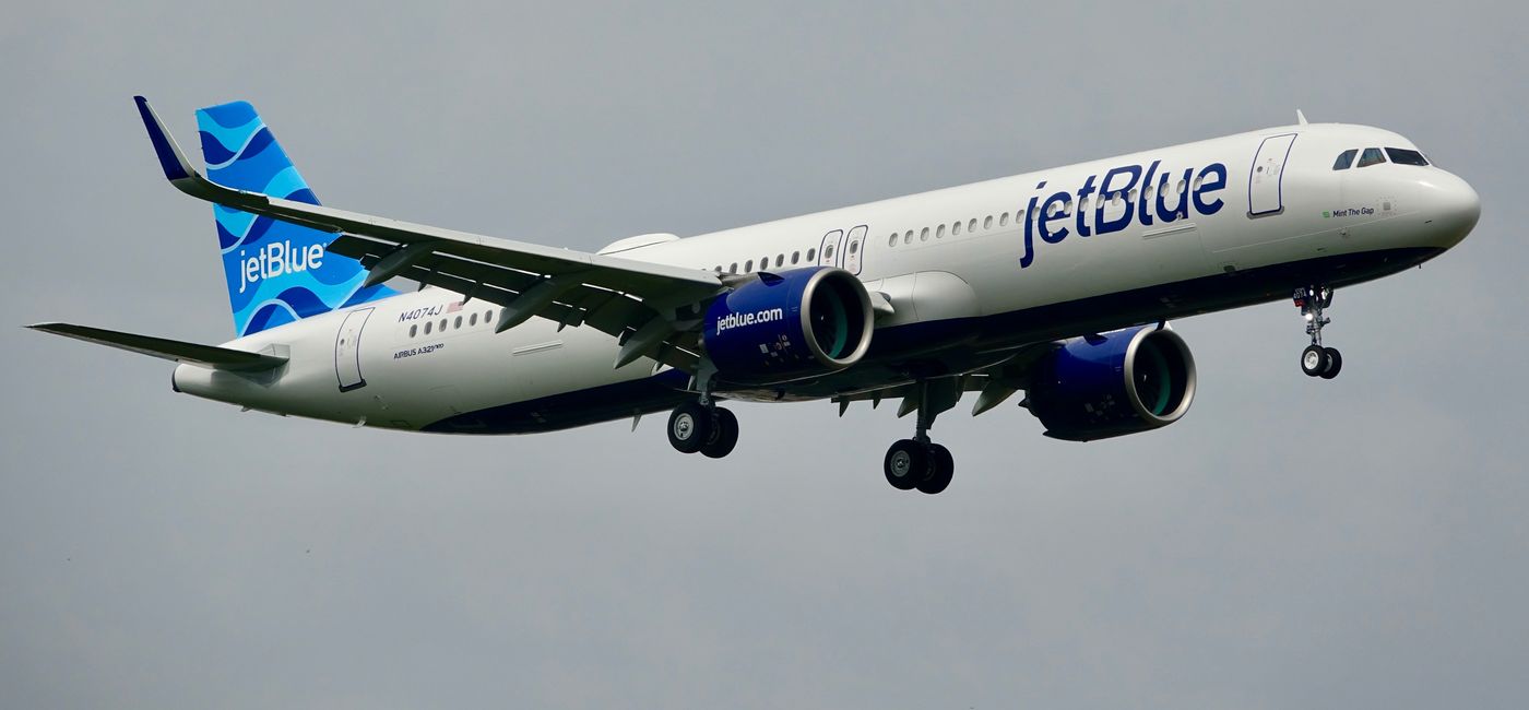 Image: Jetblue A321 plane. (Photo Credit: franz massard / Adobe Stock)