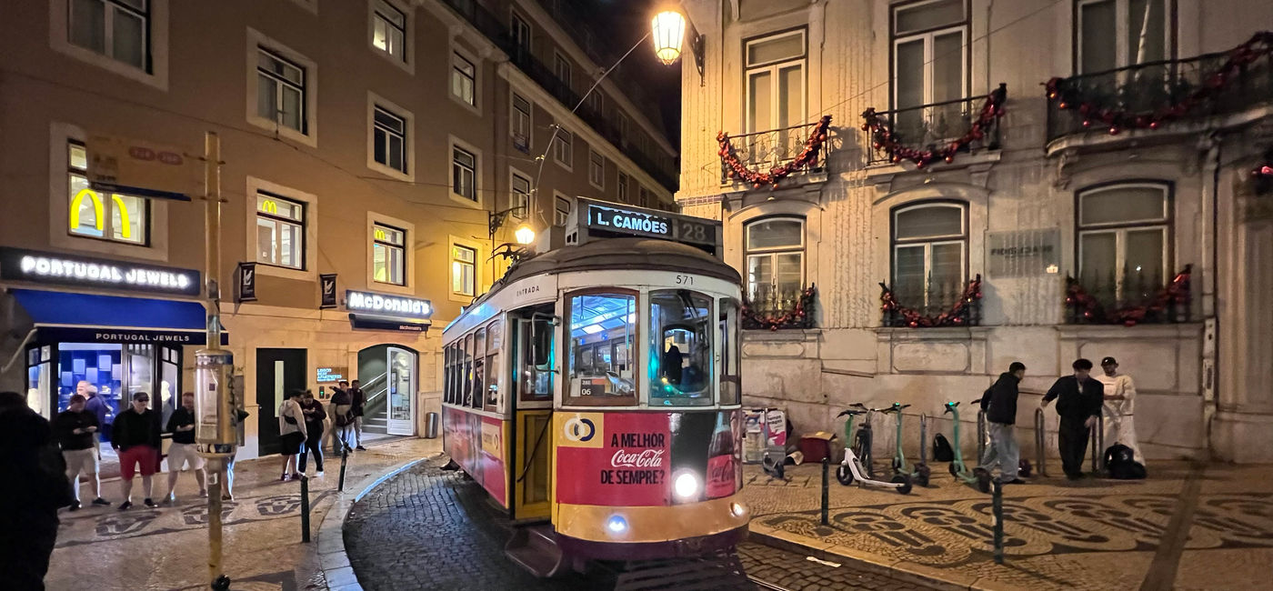 Image: Lisbon's iconic tram. (Photo Credit: Paul Heney)