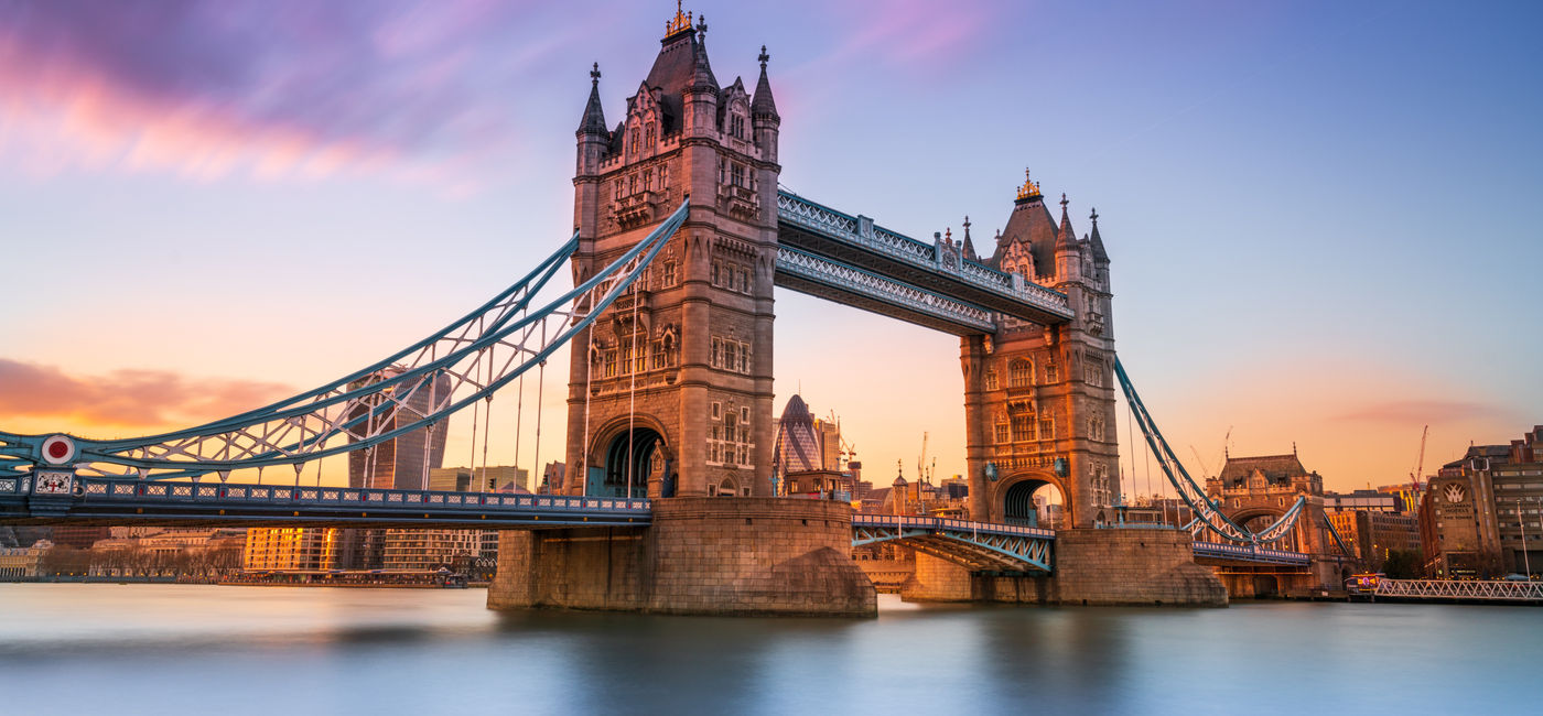 Image: London's Tower Bridge at sunset.  (Photo Credit: Adobe Stock/Dario)