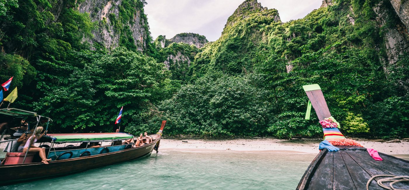 Image: Phi Phi Islands in Thailand.  (Photo Credit: Sebastian Pichler / EF Go Ahead Tours)