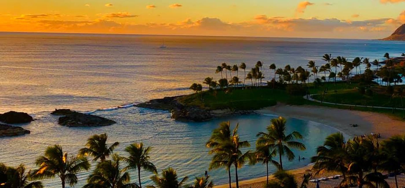 Image: PHOTO: Ko Olina Sunset (Photo via Noreen Kompanik)