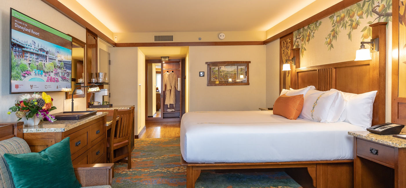 Image: Redesign of the guest rooms at Disney’s Grand Californian Hotel & Spa, Disneyland Resort. (Photo Credit: Disneyland Resort)