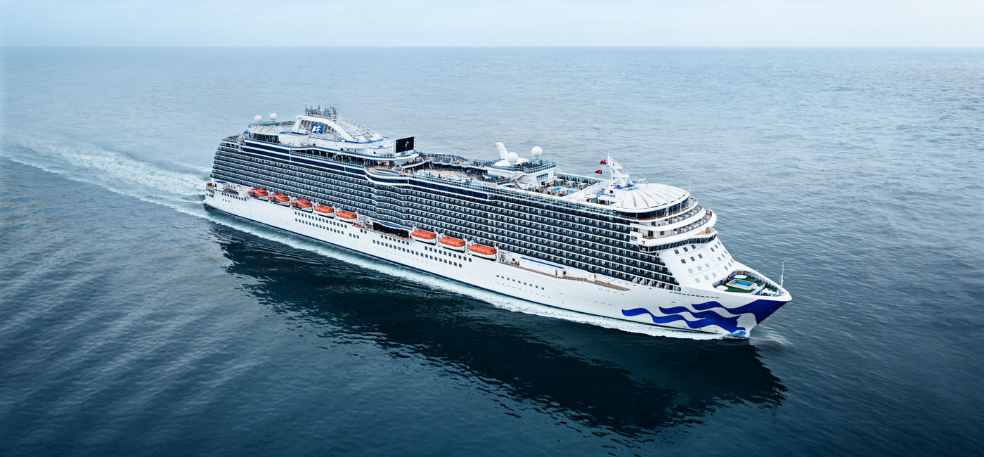 Image: Regal Princess on the open sea. (Photo Credit: Princess Cruises)