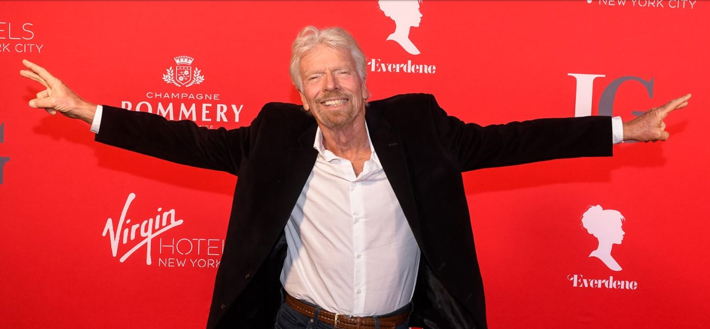 Image: Sir Richard Branson celebrates during the opening of Virgin Hotels New York City. (Photo Credit: Virgin Hotels)