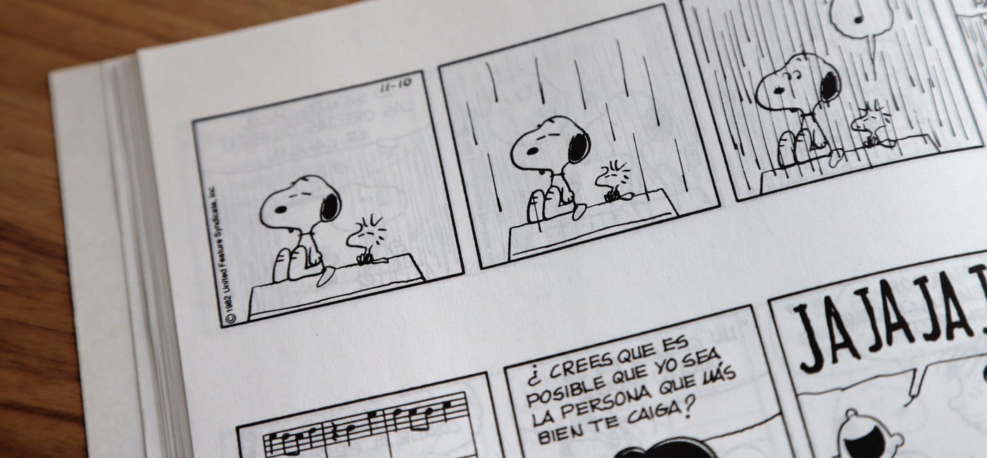 Image: Snoopy and Woodstock comic book created by Charles M. Schulz. (Photo Credit: Acento Creativo / Adobe Stock)