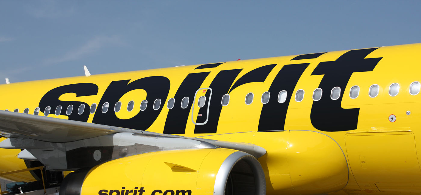 Image: Spirit Airlines plane. (photo via Spirit Airlines Media)