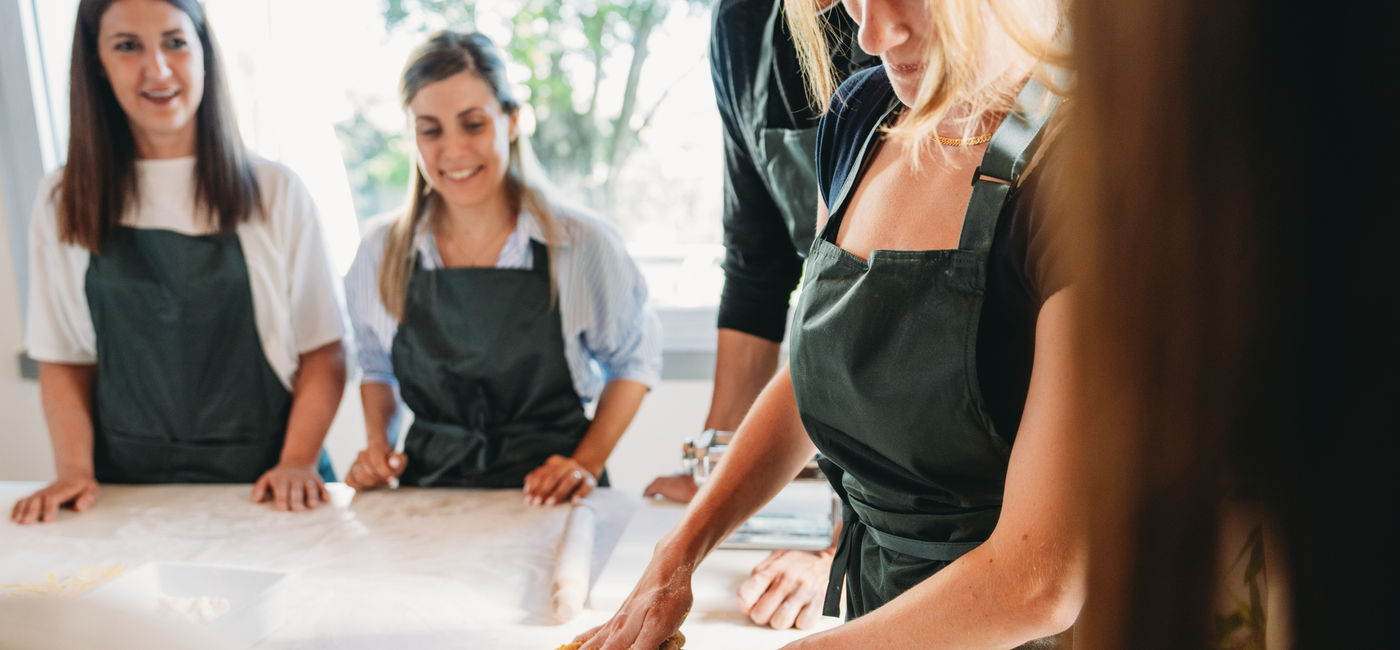 Image: The AdventureWomen private plane journey includes a cooking class in Tuscany. (Photo Credit: AdventureWomen)