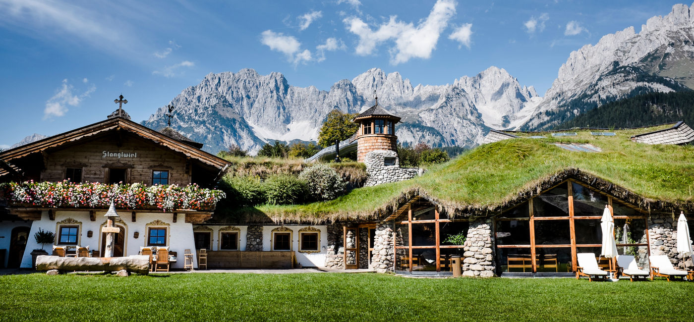 Image: The Bio- and Wellnessresort Stanglwirt in Austria, a new Beyond Green member property. (Photo Credit: Beyond Green)