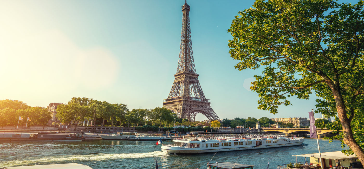 Image: The Eiffel Tower viewed over the Seine River in Paris, France. (Photo Credit: AA+W/Adobe Stock)