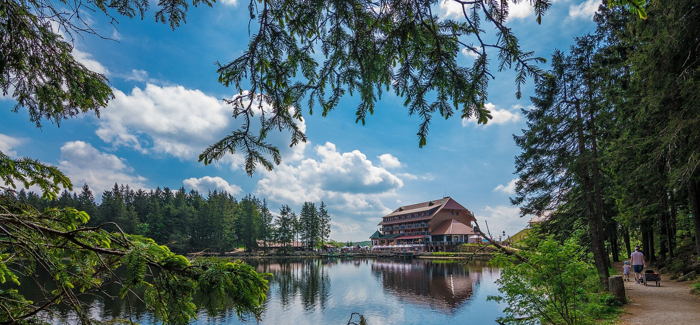 Image: The famed Lake Mummelsee, located in the Black Forest. (photo via TourComm Germany) (Photo Credit: (photo via TourComm Germany))