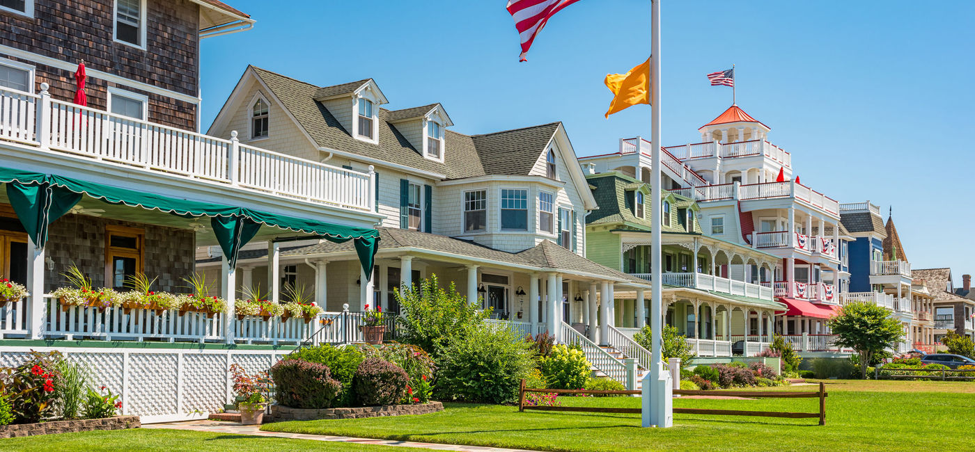 Image: Victorian architecture abounds in Cape May, New Jersey. (photo via iStock/Getty Images Plus/benedek)