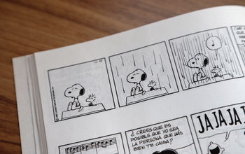 Snoopy and Woodstock comic book created by Charles M. Schulz.