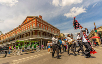 Second Line, band in New Orleans