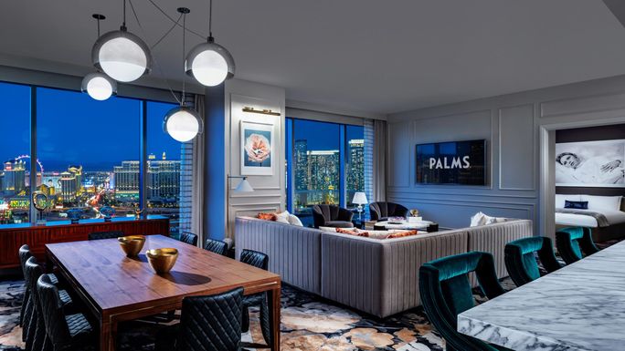 Palms Casino Resort one-bedroom penthouse, hotel room, luxury, suite