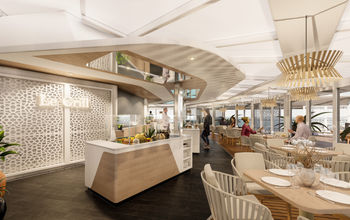 Rendering of Paul Gauguin Cruises Le Grill Refurbishment