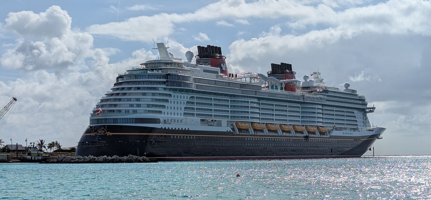 Photo: The Disney Treasure cruise ship (Photo Credit: Eric Bowman)