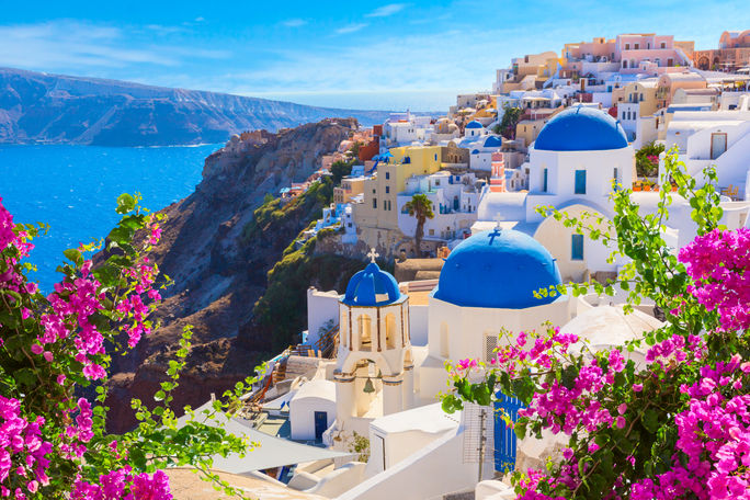 Santorini in Greece