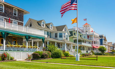 Victorian architecture in Cape May, New Jersey.