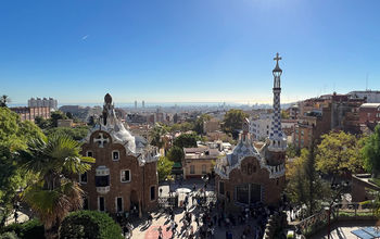 Barcelona as seen from Park Guell.