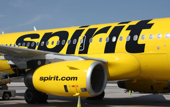 Spirit Airlines plane.