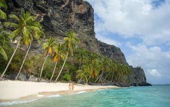 Playa Fronton, Samana