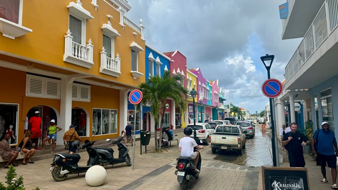 Traveling on the streets of Bonaire