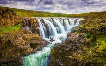 Kolugljufur falls