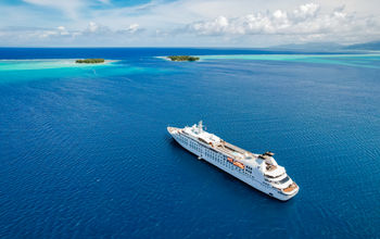 Star Breeze in French Polynesia, Windstar Cruises, cruise ship