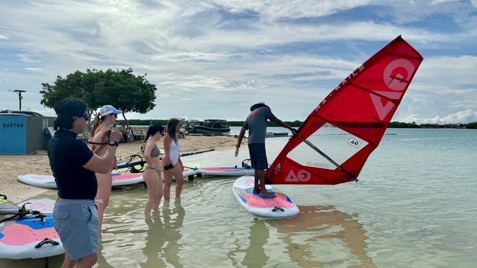 Windsurfing in Bonaire